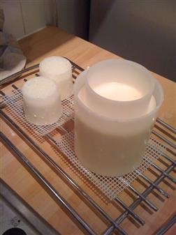 Curd in moulds