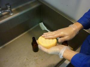 Washing cheese in ale